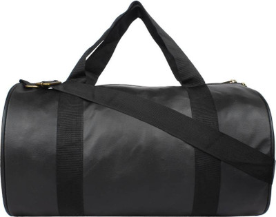 Rocket Sales Leather Look Black Duffel Without Wheels