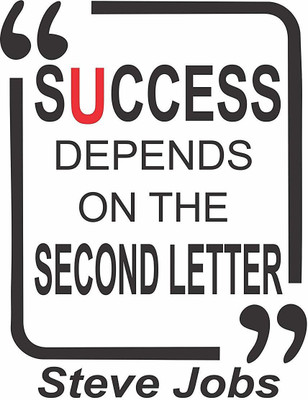 Asmi Collections 52 cm Steve Jobs Motivational Quotes Self Adhesive Sticker(Pack of 1)
