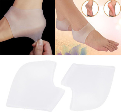 infinity deal Ultimate Slip-On Pads For Heel Pain, Spurs, Heel Swelling Pain Relief(white) Heel Support(White)