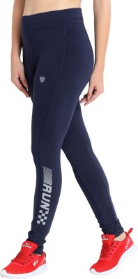 SMARTOTS Solid Women Dark Blue Tights