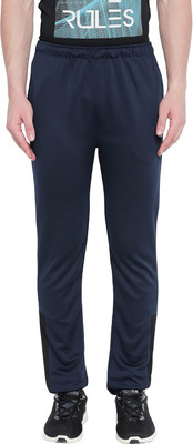 Ajile by Pantaloons Solid Men Blue Track Pants