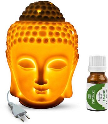 PEEPRESION Jasmine Aroma Oil, Diffuser Set Electric_Buddha_Jasmine1-PPS(2 x 5 ml)