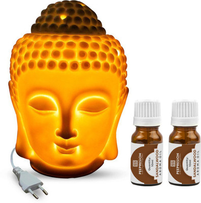 PEEPRESION Sandalwood Diffuser Set, Aroma Oil Electric_Buddha_sandalwood2PC-PPS(3 x 6.67 ml)