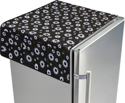 Dream Care Refrigerator  Cover(Width: 58 cm, Black, White)
