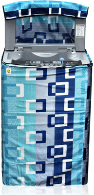 YELLOW WEAVES Top Loading Washing Machine  Cover(Width: 55 cm, Blue)