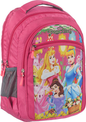 RS Famous 3d Printed School Bag for Girls (2nd to 3rd Class) (Pink) Waterproof School Bag(Pink, 23 L)