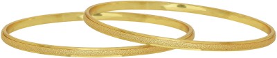 MissMister Brass Gold-plated Bangle Set
