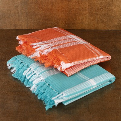 Cotton colors Cotton 300 GSM Bath Towel Set(Pack of 2)