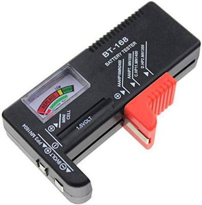 Bellveen Battery Tester for AA/AAA/C/D/9-volt Rectangular and Button Cell Batteries Analog Battery Tester