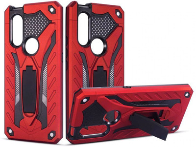 VAKIBO Back Cover for Vivo V15(Red, Rugged Armor)