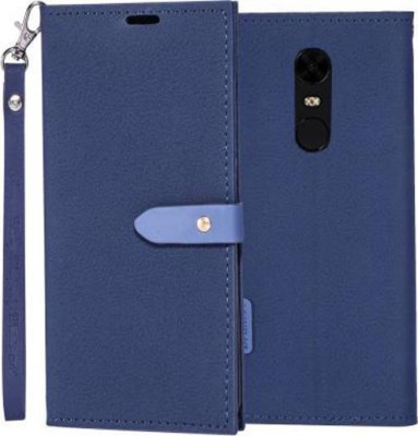 Wynhard Flip Cover for Mi Redmi Note 4(Blue, Grip Case, Pack of: 1)