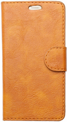 HEAVIN Flip Cover for iberry Auxus Beast(Gold, Dual Protection)