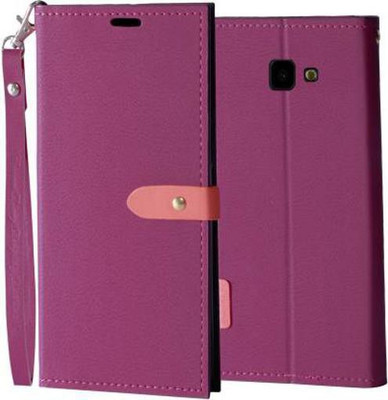 Ideogram Flip Cover for Samsung Galaxy J4 Plus(Pink, Shock Proof, Pack of: 1)