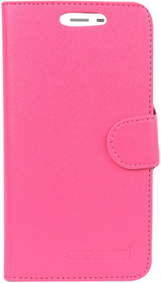 HEAVIN Flip Cover for iberry Auxus Beast(Pink, Dual Protection)