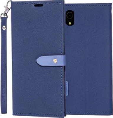 Krofty Flip Cover for Mi Redmi 7A(Blue, Grip Case, Pack of: 1)