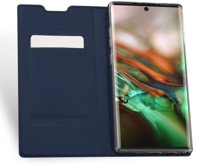Helix Flip Cover for Samsung Galaxy Note10(Blue, Shock Proof, Pack of: 1)