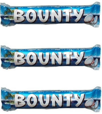 BOUNTY Chocolates -57g X 3 Pcs (Imported) Bars(3 x 57 g)
