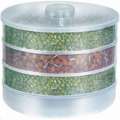 DIVINES MART Plastic Sprout Maker  - 300 ml(Clear)