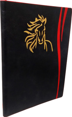 TECHNOCHITRA Exclusive Unicorn Embossed A5 Diary Single 160 Pages(Black)