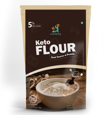 LEANBEING Keto Flour (1Kg) | Best Low Carb Flour | 1gm net Carb per Chapati | Gluten Free | No additives(1 kg)