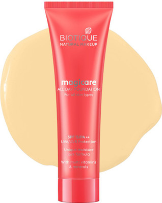 BIOTIQUE Magicare All Day  Foundation(Seashell, 30 ml)