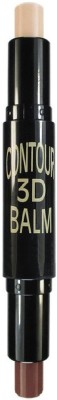 CIVAKI 3D BALM CONTOUR HIGHLIGHTER CONCEALER STICK Concealer(BEIGE AND ALABASTER, 6.2 g)