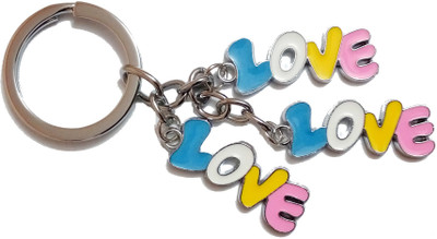 kd collections LOVE Metal Keychain Keyring Key Chain