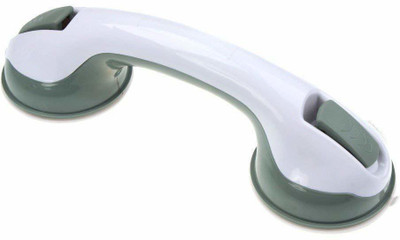 DIVINZ Helping Handle Instant Easy To Grip Safety For Bathroom Accessories With Strong Suction Cup Plastic Door Handle(White Pack of 1)