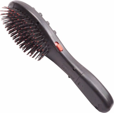 VELLIQUE MASSAGER Battery Operated Vibration Magnetic Head Hairbrush Massager(Black)