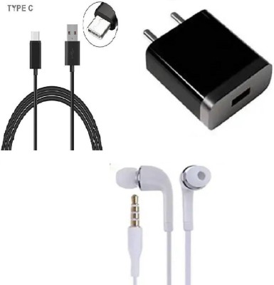 Ml Wall Charger Accessory Combo for Redmi note 7 pro, redmi note 8, redmi note 8, redmi 7, mi A2, redmi 7s with TYPE-C CABLE and adapter(Black)