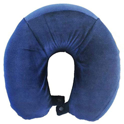 MadSan Unisex U-Shaped Neck Rest Pillow for Travel Micro Fibres Soft Cushion Neck Pillow(Blue)