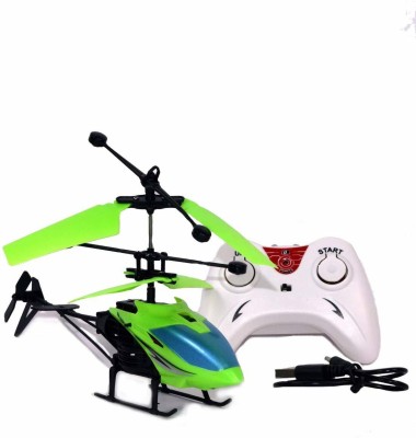 SYGA Induction Type 2-in-1 Flying Indoor Helicopter with Remote for KidsMulticolor