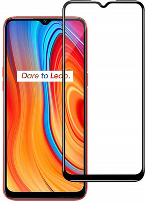 HQ Protection Edge To Edge Tempered Glass for REALME C3(Pack of 1)