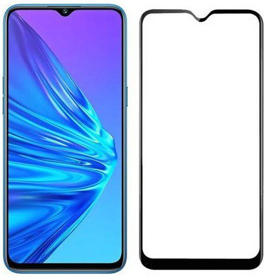 BRENZZ Edge To Edge Tempered Glass for Realme 5(Pack of 1)