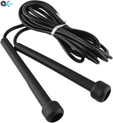 A.K 9 FT 2.7m Plastic Handle Jump Speed Rope Freestyle Skipping Rope(Black, Length: 259 cm)