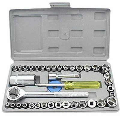 JANYA ENTERPRISE 40 In 1 Pcs Wrench Tool Kit & Screwdriver And Socket Set Socket Set(Pack of 40)