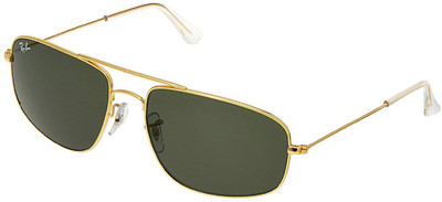 Ray-Ban Rectangular Sunglasses(For Men & Women, Green)