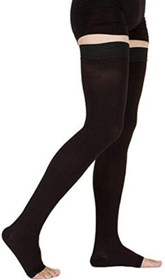 Just Rider varicose veins stockings Knee Support(Black)