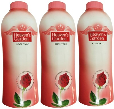 HEAVEN'S GARDEN 3 GARDEN ROSE TALC (300gm)(3 x 100 g)