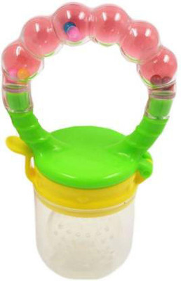 Honey Boo Baby Pacifier Kid Nipple Fresh Food Paste Nibbler Feeder Feeding Wean Tool Safe Baby Supplies Easy Use - Multicolor (Pack of 1) Feeder Feeder(Multicolor)