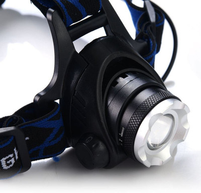 OCTOPUSPRIME Rechargeable Head Torch Headlamp Headlight Weatherproof LED Flash Light Flambe Torch