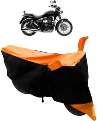 AutoKick Two Wheeler Cover for Royal Enfield(Thunderbird 350, Orange)