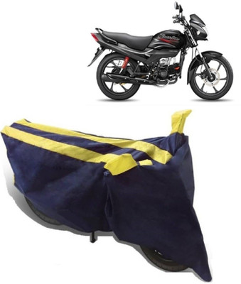 THE REAL ARV Waterproof Two Wheeler Cover for Hero(Passion Pro, Yellow, Blue)