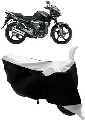 AutoKick Two Wheeler Cover for Suzuki(GS 150R, White)