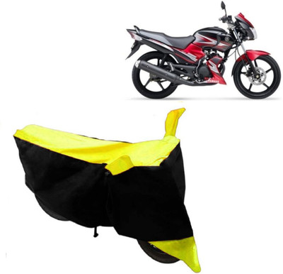 Elegance Two Wheeler Cover for Yamaha(SS 125, Red, Black)