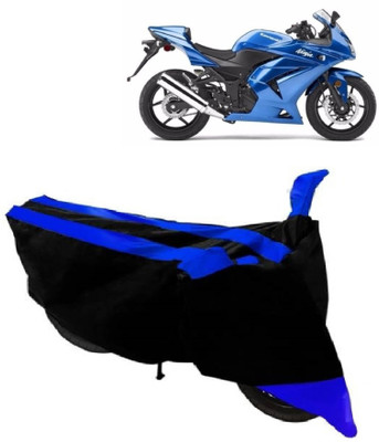 AutoKick Two Wheeler Cover for Kawasaki(Ninja 250, Blue)