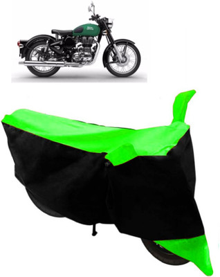 AutoKick Two Wheeler Cover for Royal Enfield(Twin, Green)