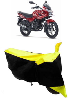 THE REAL ARV Waterproof Two Wheeler Cover for Bajaj(Discover 150 f, Yellow)