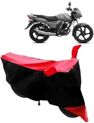 Elegance Two Wheeler Cover for TVS(Sport, Red, Black)