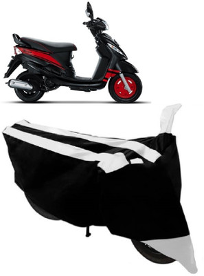 AutoRock Two Wheeler Cover for Mahindra(Kine, White)